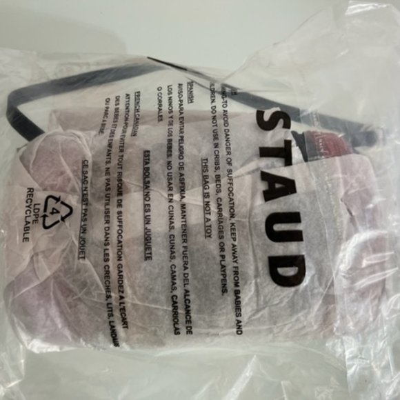 STAUD Beaded Bean Mosaic Stripe Shoulder Bag - Picture 11 of 12